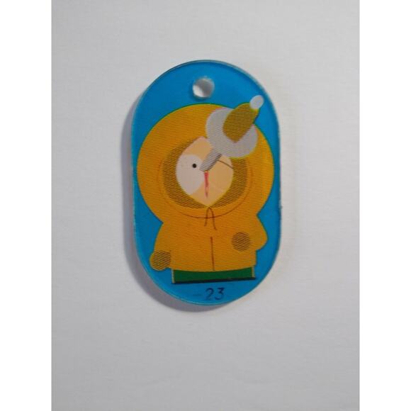 South Park Pinball Machine Keychain Kenny Original NOS Plastic Promo 1998 - Picture 2 of 4
